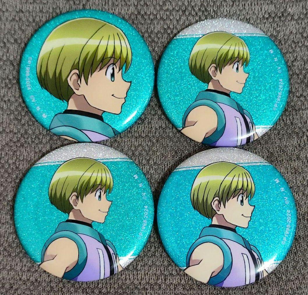 HUNTER×HUNTER シャルナーク 缶バッジセット HUNTER×HUNTER シャルナーク 歩み グリッター缶バッジセット