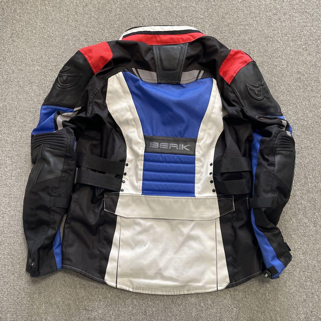BERIK バイクジャケット 青 赤 白 黒