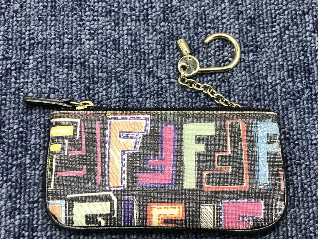 l*u様 FENDI マルチカラーズッカ FF柄コインケース