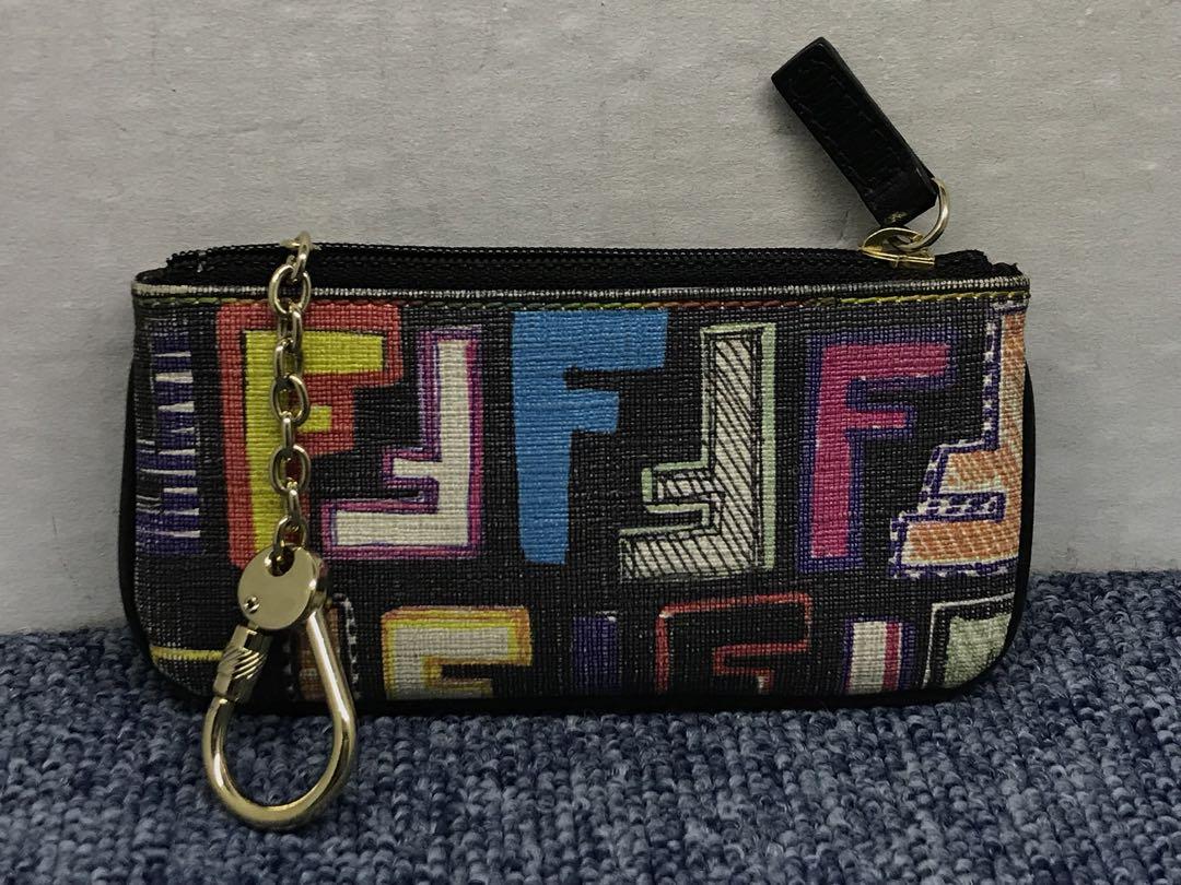 l*u様 FENDI マルチカラーズッカ FF柄コインケース