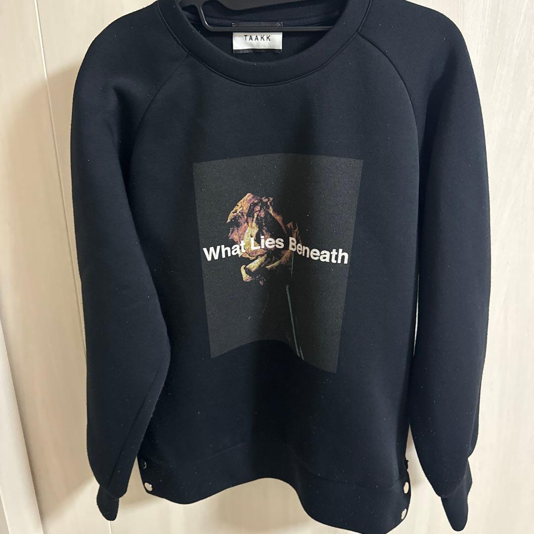 TAAKブラックスウェット　サイズ1