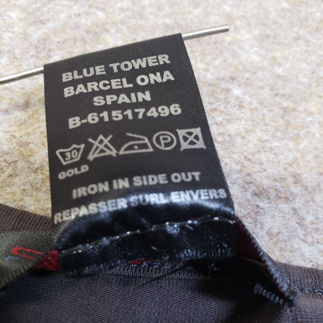クストバルセロナ　Tシャツ　チュニック　ブラウン　スパンコール　u6558c