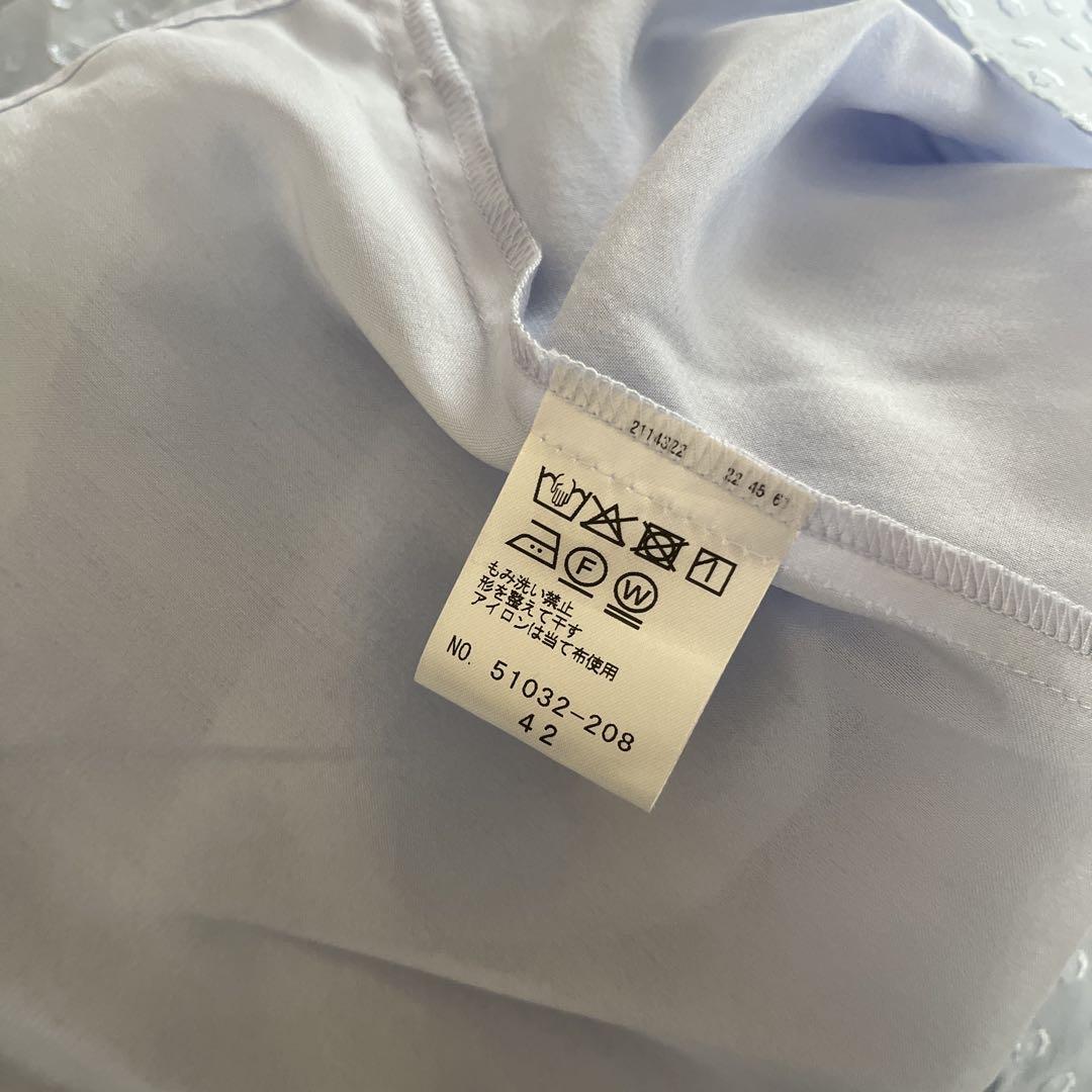 美品　大きいサイズ42 ローズティアラ　ふんわりチュニック　プルオーバー