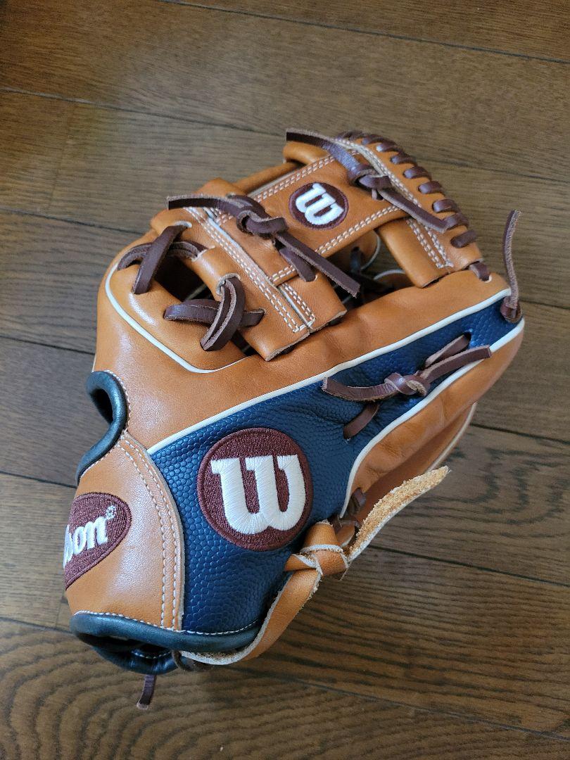 Wilson ワナビーヒーロー 軟式用グラブ 内野手用 86型 型付け済み