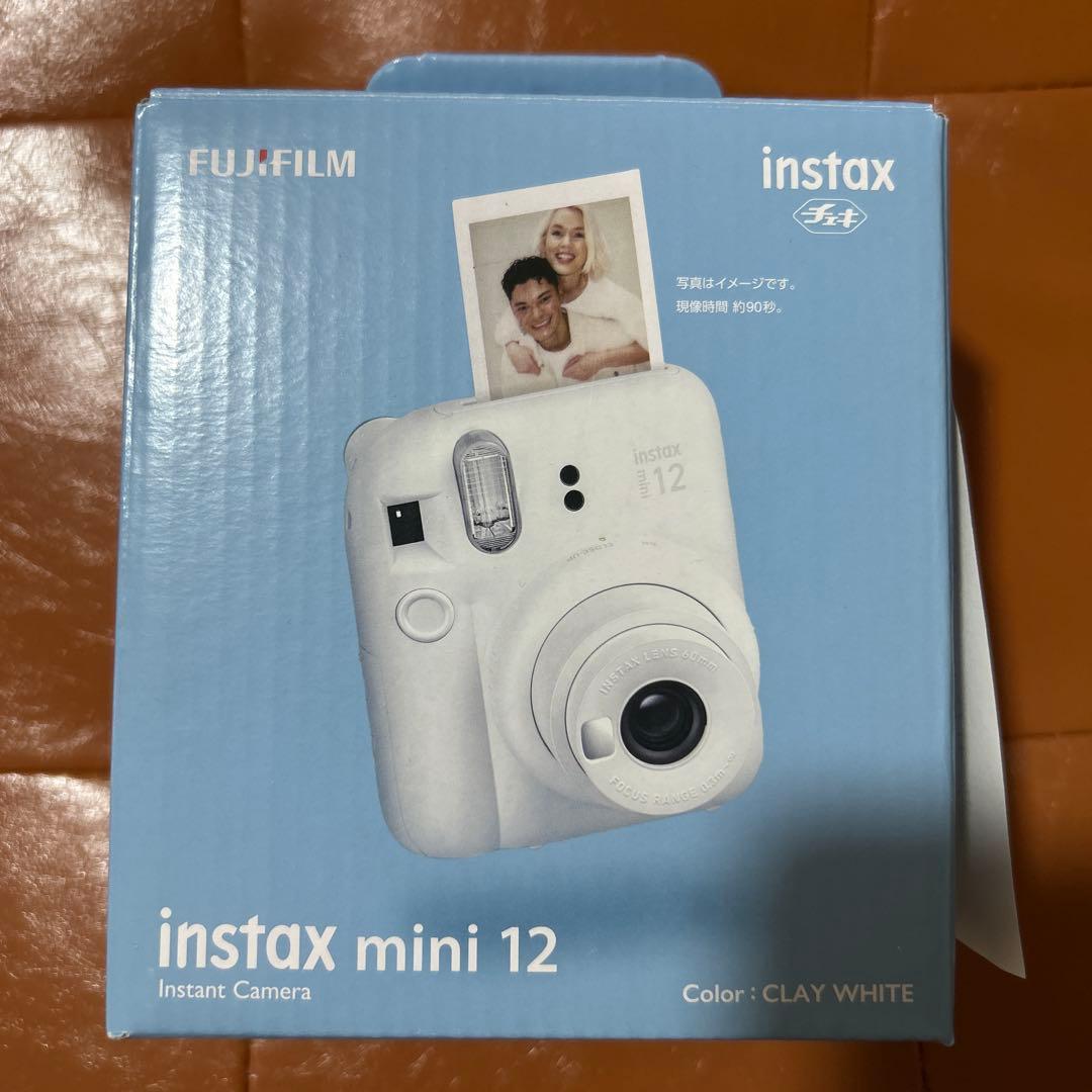 【未使用品】instax mini 12 チェキ ホワイト