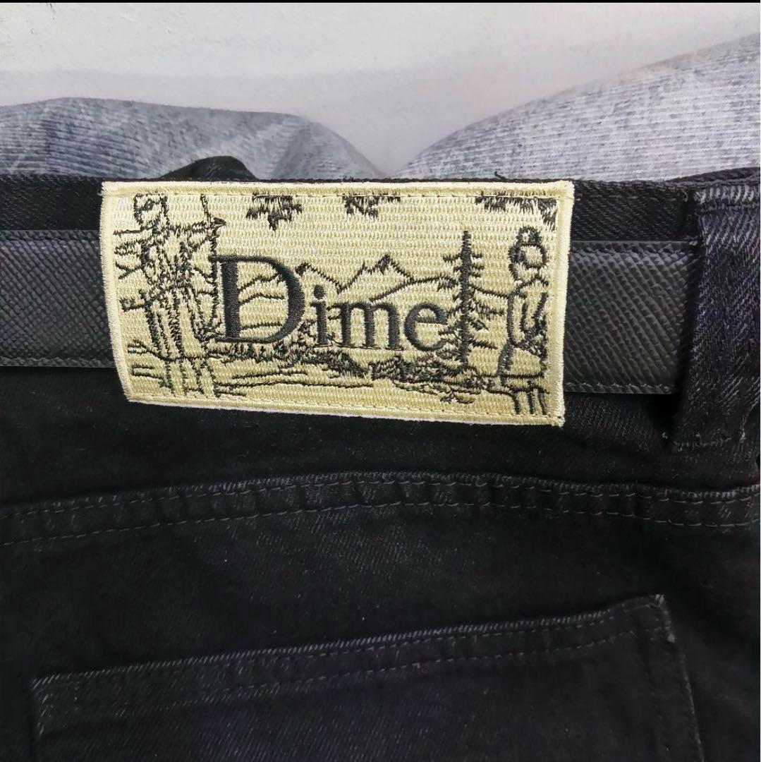 売れ筋商品お見逃しなく 美品Dime ダイム ブラック デニムジーンズ バギージーンズ パンツ