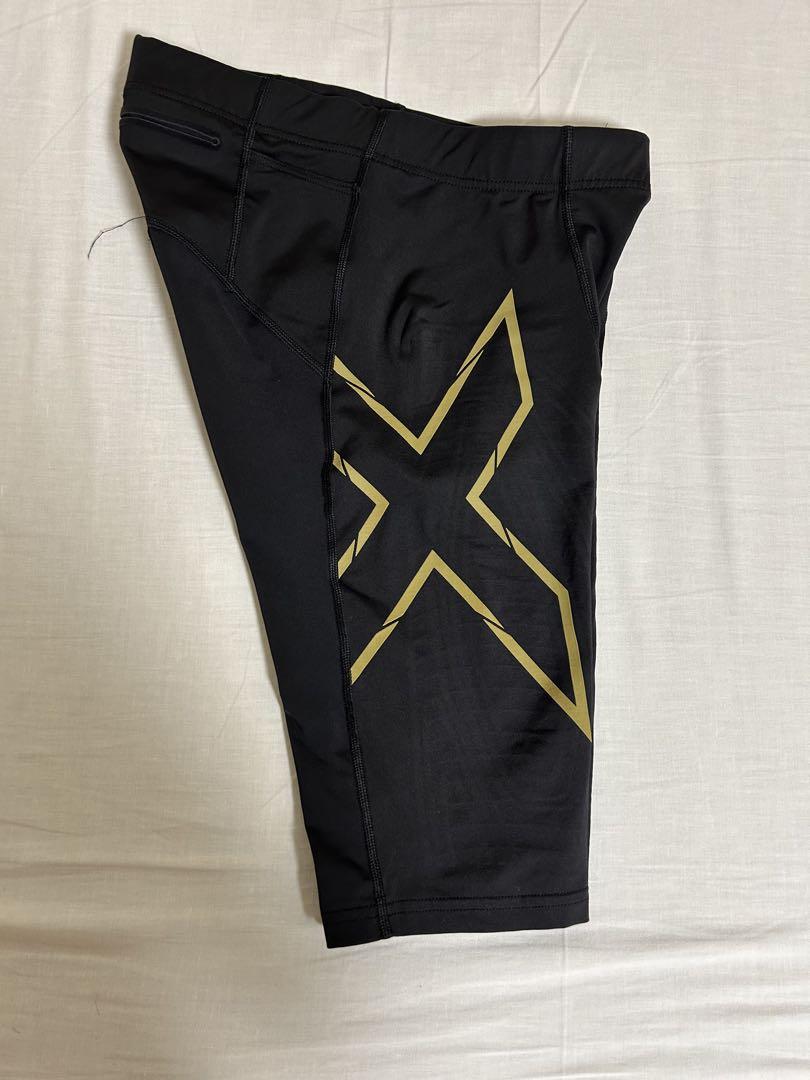 2XU ブラック ハーフレングス インナータイツ Sサイズ