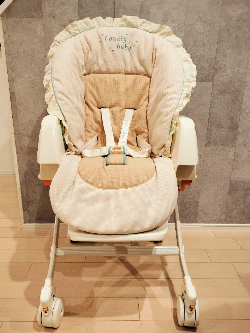 【美品】コンビ 新生児対応 ハイローチェア エンジョイミーラック R-1