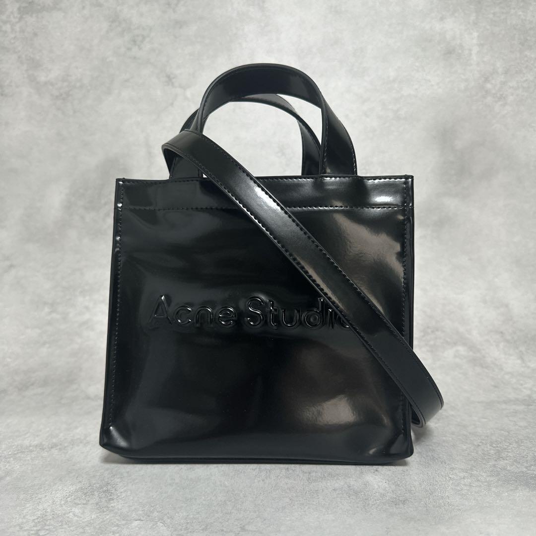 Acne Studios アクネ ロゴ ミニ ショルダーバッグ 2way