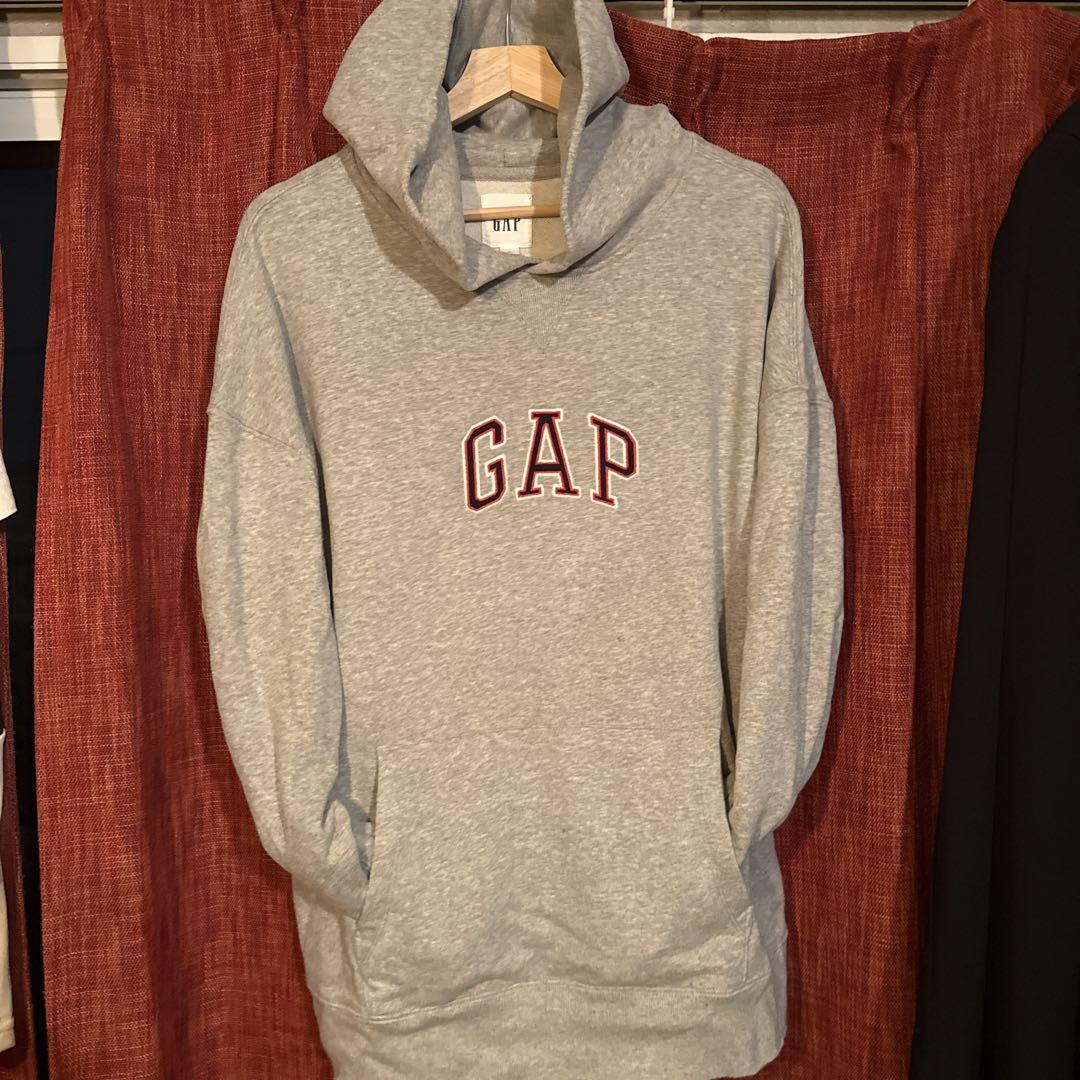 【新品、本物、当店在庫だから安心】 old GAP グレー フード付きパーカー Lサイズ - メルカリ ウェア