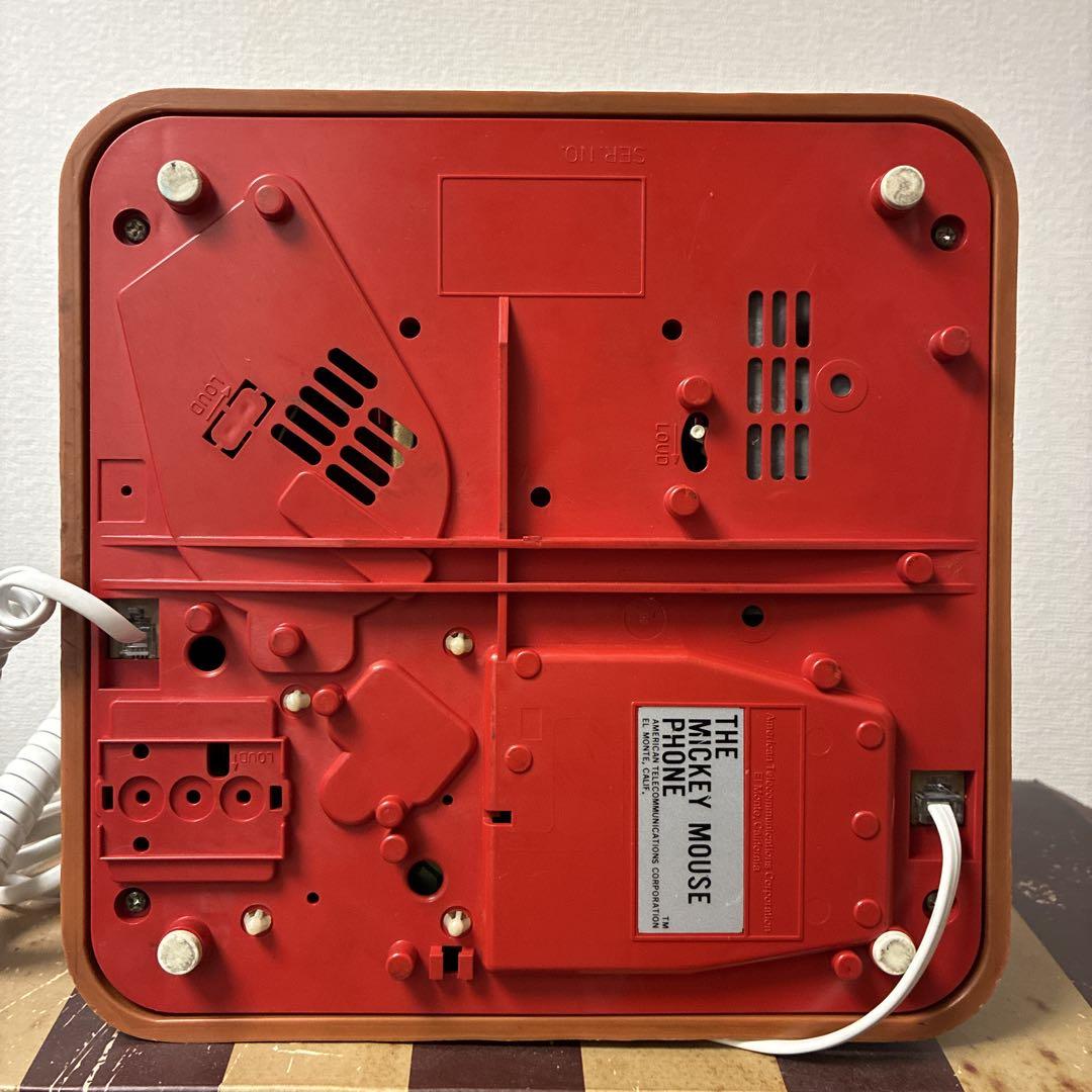 70's ミッキーマウス ヴィンテージ テレフォン 電話機 - メルカリ