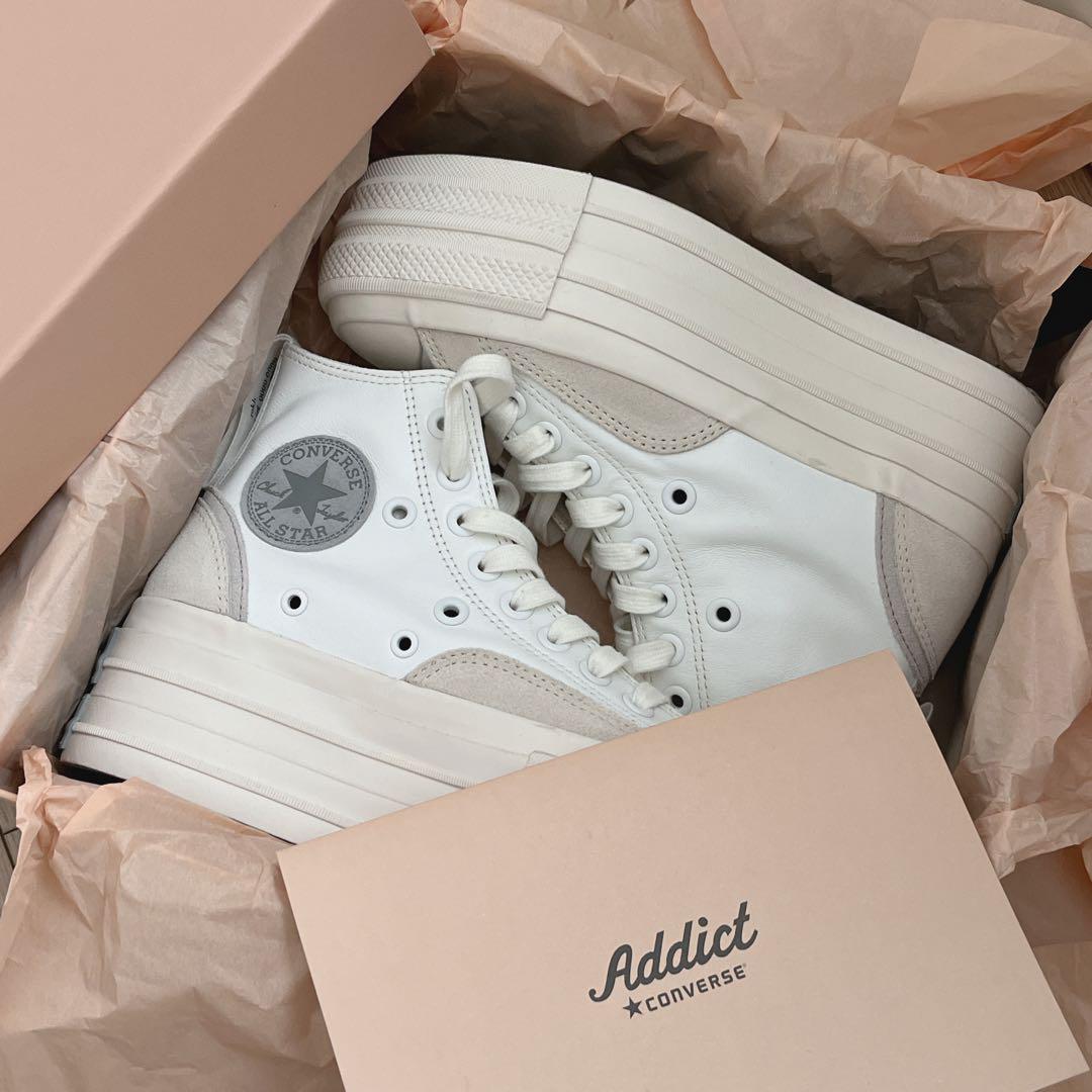 通販 クリスマスセール2025: 特集 美品】converse addict 23 チャックテイラー rokh × 靴