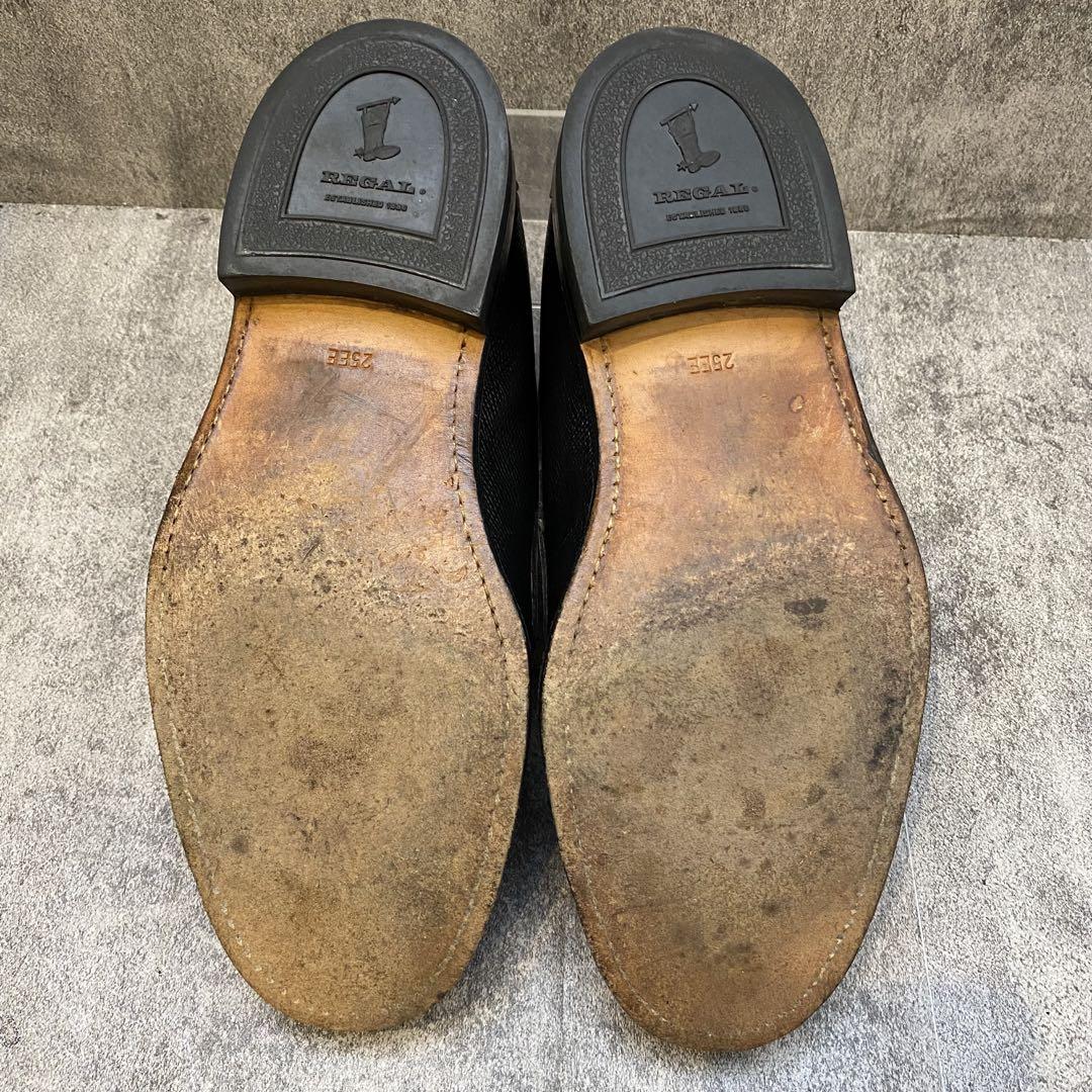 ✨美品✨リーガル REGAL タッセルローファー【25EE】2641 シボ革