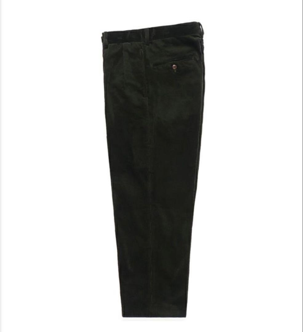 WACKOMARIA DOUBLE PLEATED CORDUROY ワコマリア