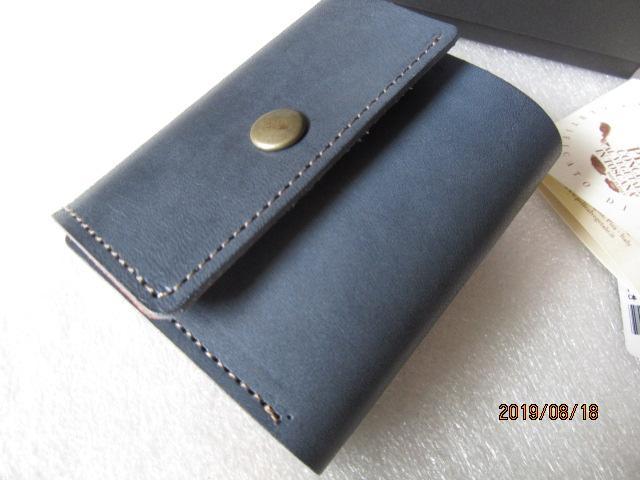 新品 日本製 イタリー三つ折り T1089W NAVY