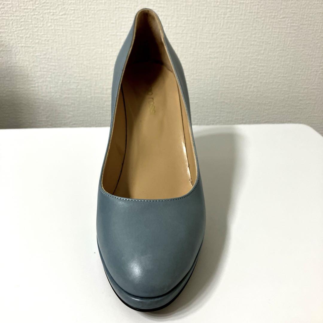 SERGIOROSSIライトブルーハイヒール 正規品　サイズ39 イタリア製