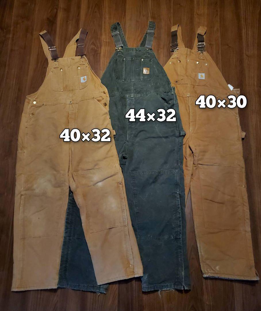 大特価 まとめ売り Carhartt カーハート オーバーオール  ダブルニー