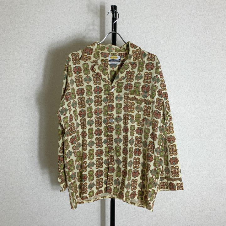 中華のおせち贈り物 OLD 古着 日本製 L デザインシャツ アンティーク総 中華のおせち贈り物 OLD 古着 日本製 L デザインシャツ アンティーク総
