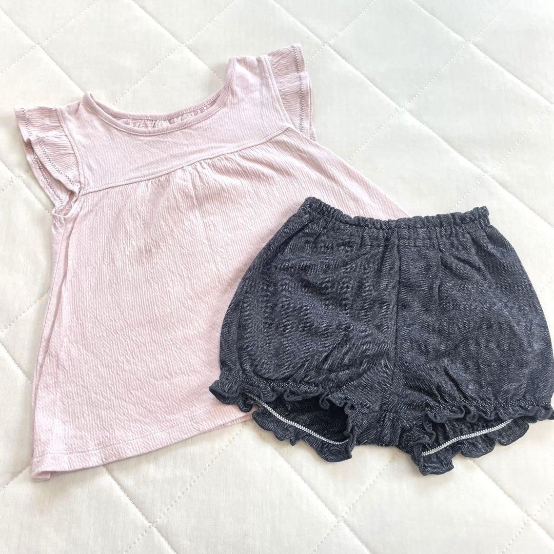 トップス 80 ショートパンツ 70 上下セット - メルカリ