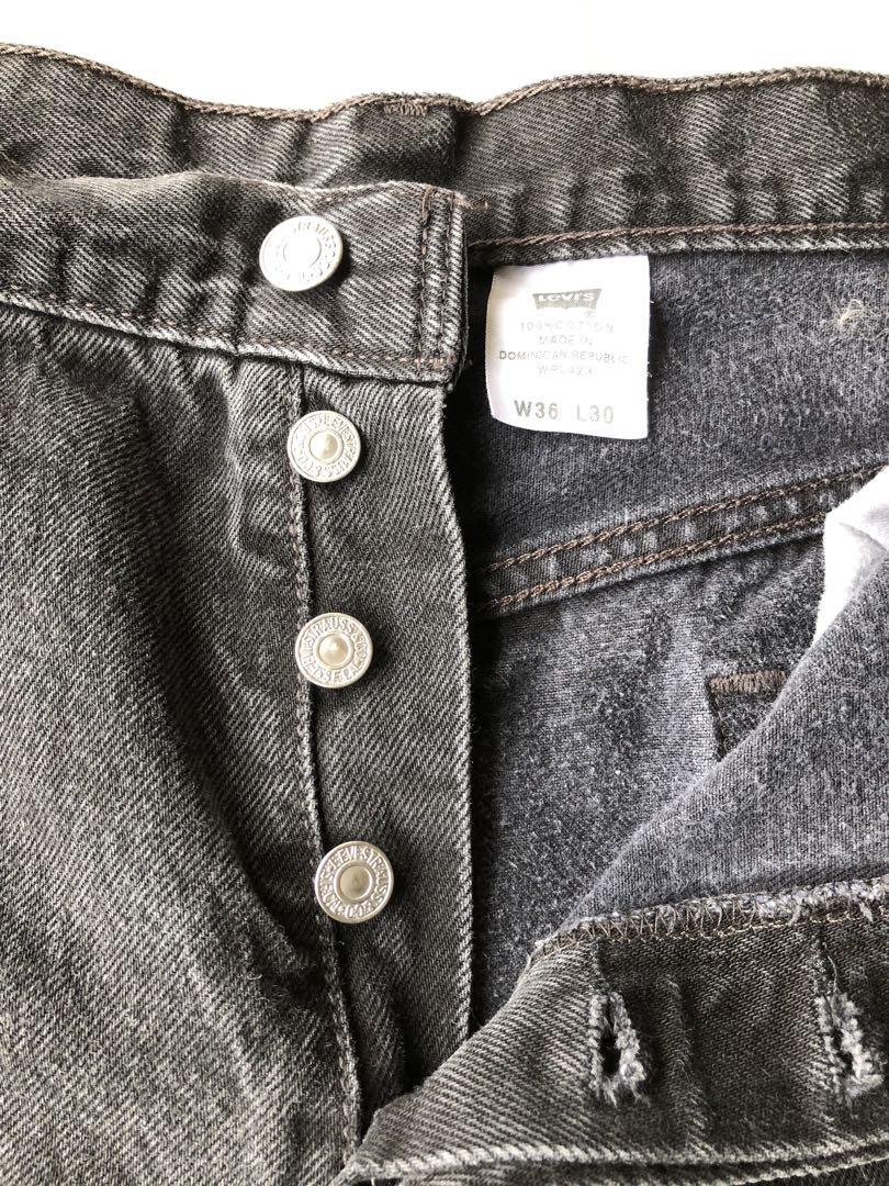 Levi's 501 ブラックデニム W36 L30