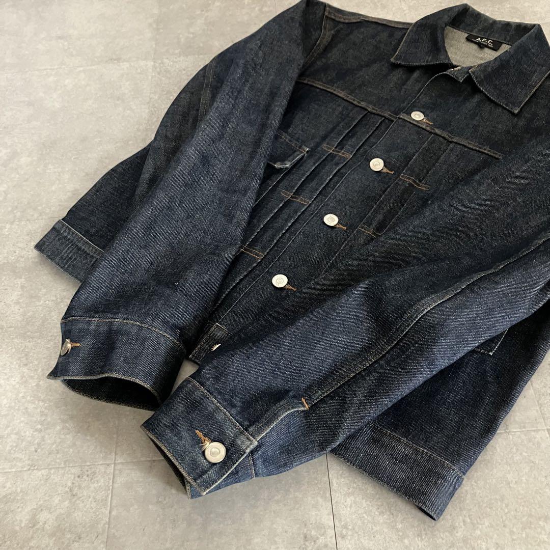 美品 A.P.C. 濃紺 インディゴ デニムジャケット Gジャン 2nd/S