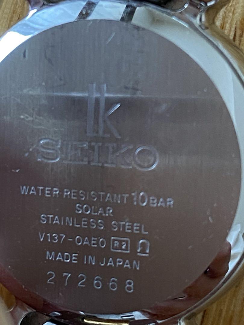 SEIKO ルキア　V137-0AE0 レディース