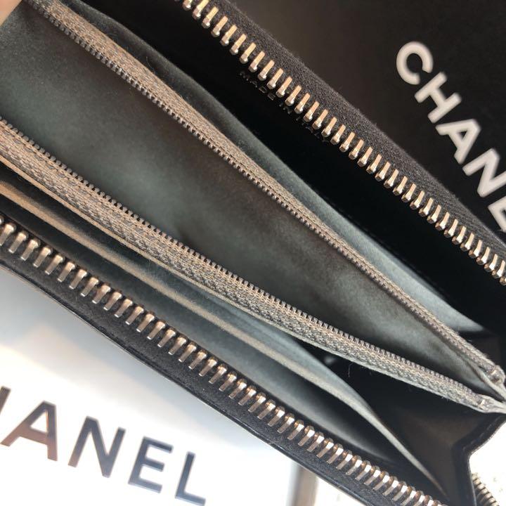 通販大人気 美品 ラウンドジップ ココマーク 正規品 OfuGr-m12649560172 シャネル CHANEL 長財布 新作登場限定SALE