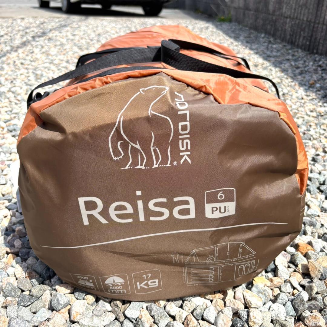 【展示未使用品】 ノルディスク レイサ6 PU テント カシューブラウン