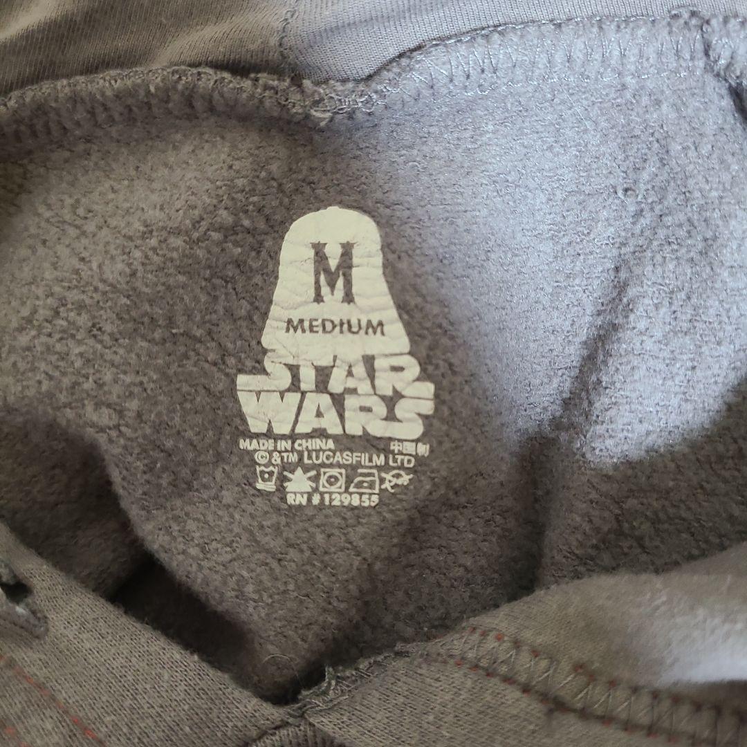 スターウォーズ STAR WARS　パーカー　バックプリント　グレー　US　M