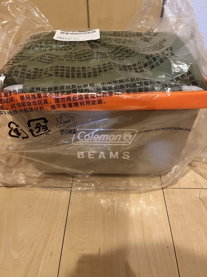 Coleman × BEAMS テイク6 クーラーボックス　 ベージュ　オリーブ