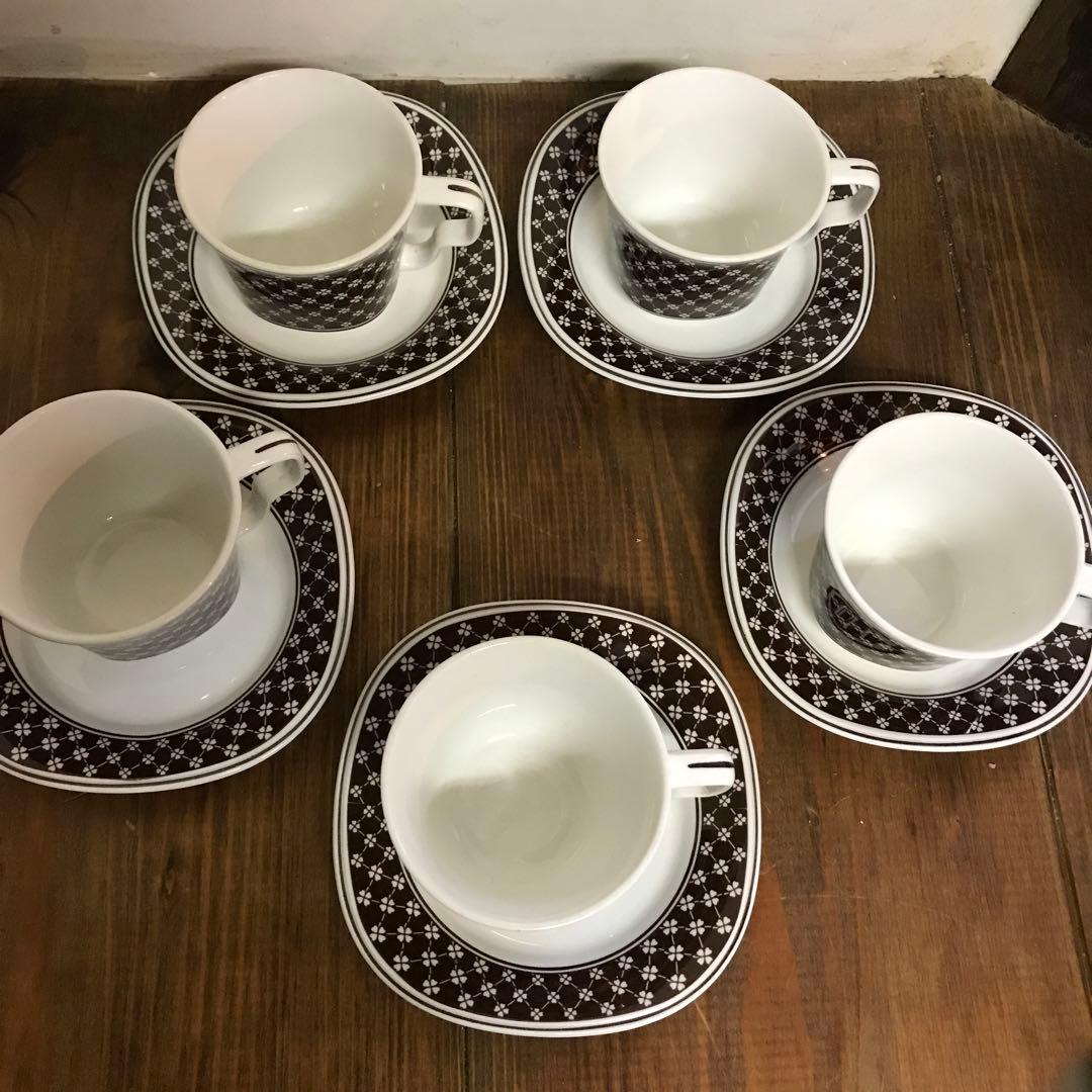 美品 希少 ノリタケ バーサトーン クローバー カップソーサー