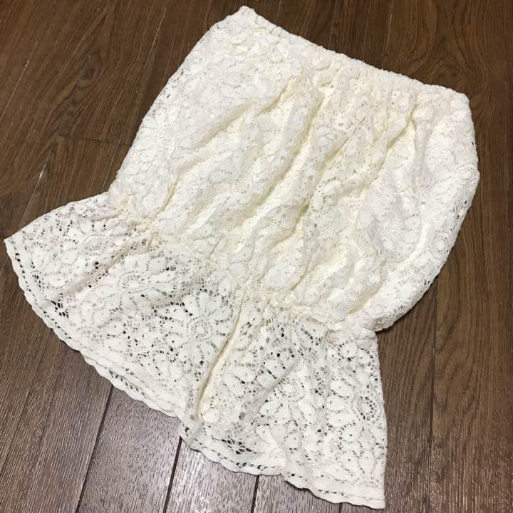 驚きの価格が実現！ レア jen's ベアトップ フレア レース booty pirate トップス