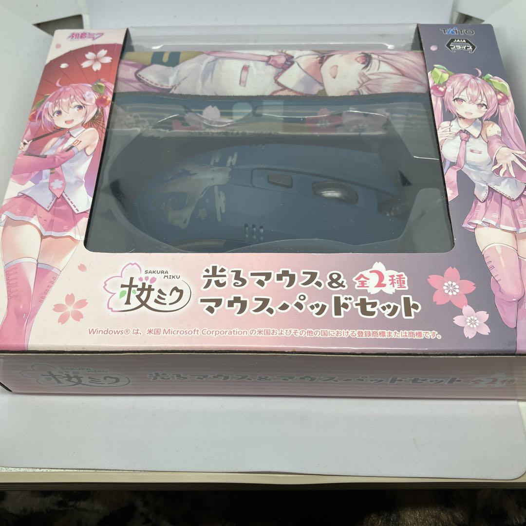 初音ミク 桜ミク 光るマウス＆マウスパッドセット 桜ミク 光るマウス＆マウスパッドセットタイトープライズ詳細