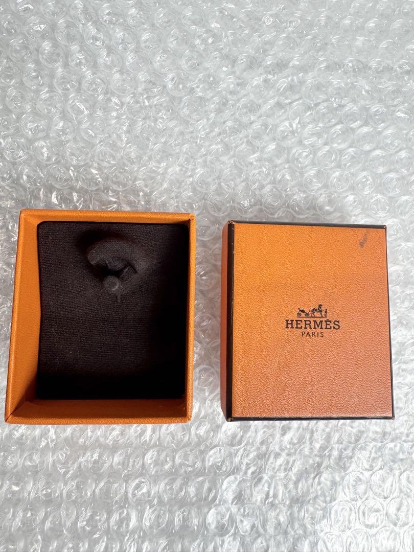 HERMES エルメス カデナ シルバー ヨット チャーム 箱付き 激