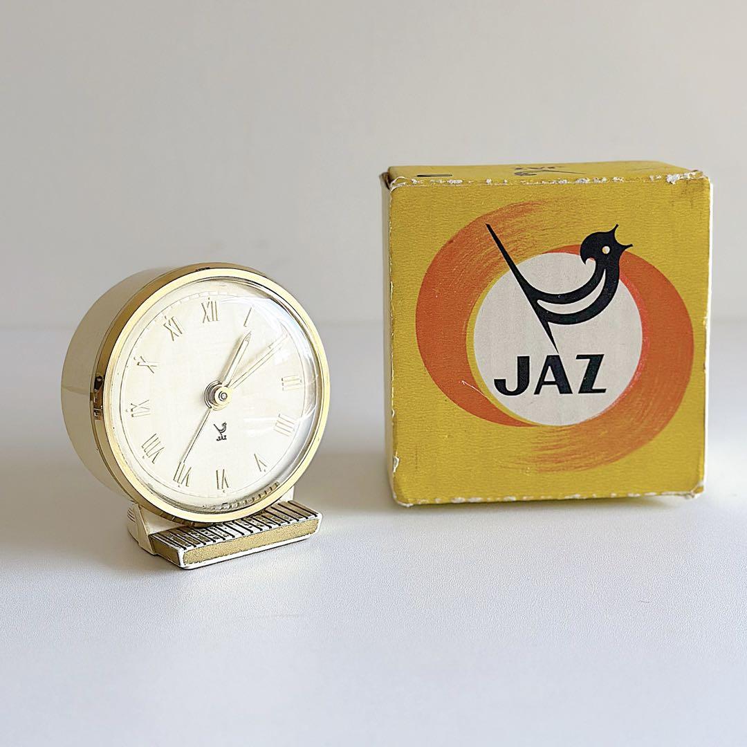 フランス JAZ ヴィンテージ 目覚まし時計 置き時計