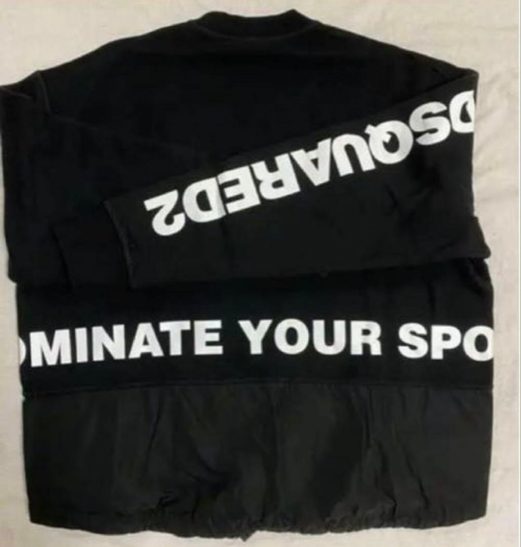 DSQUARED2 ブラック スウェット 海外Mサイズ DSQUARED2 ブラック スウェット 海外Mサイズ