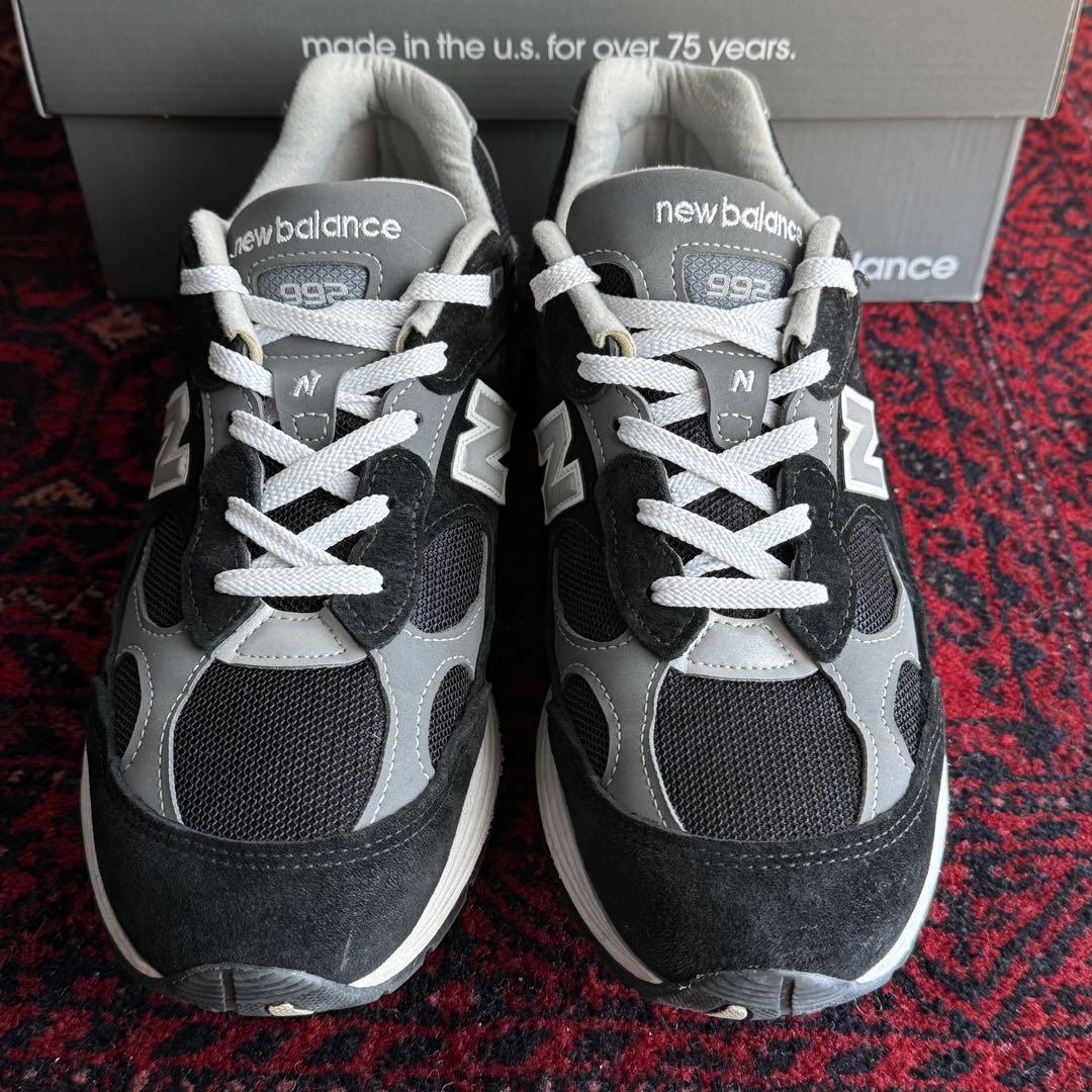 New Balance M992EB 27cm ブラック