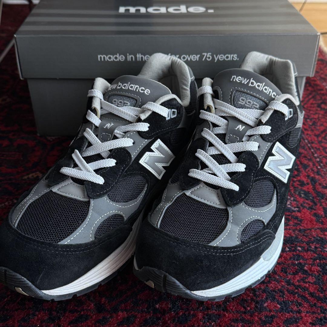 New Balance M992EB 27cm ブラック