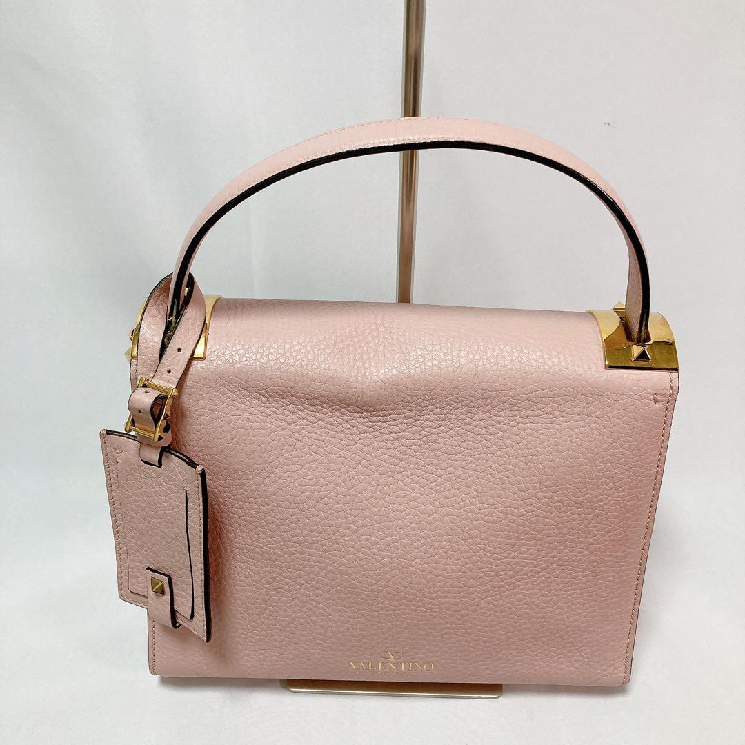【VALENTINO】Twig Re Handbag 2Way ショルダーバッグ Valentino Bags Twig Re Shoulder bag imitation leather cream