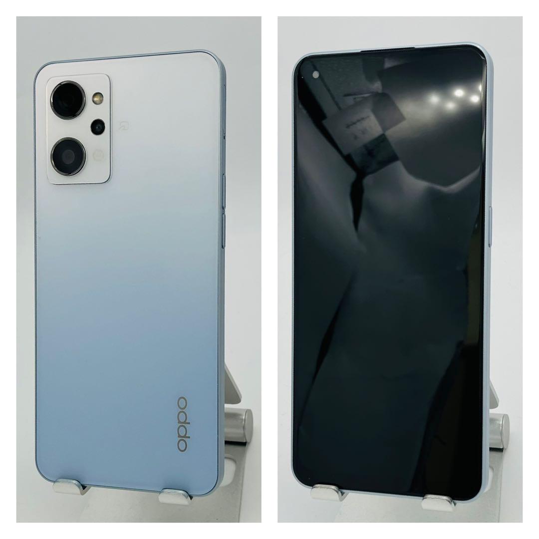 B OPPO Reno7 a 128 GB ブルー　OPG04 SIMフリー