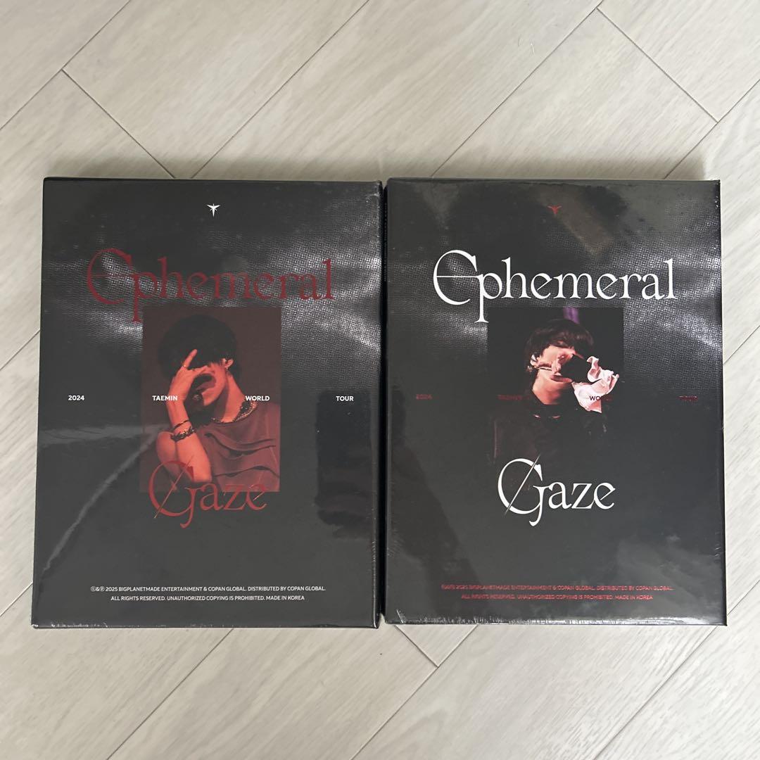 SHINee テミン Ephemeral Gaze 2024セット SHINee 2024 TAEMIN World Tour Ephemeral Gaze Official MD K