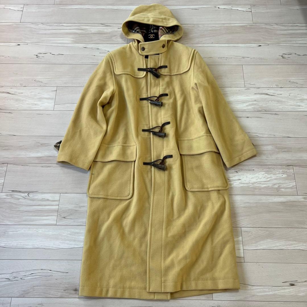 Burberrys ロングダッフルコート ヘリンボーン ノバチェックL BURBERRY