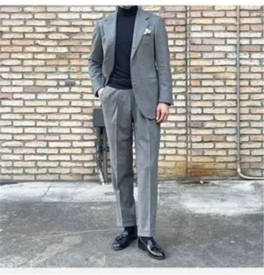 BEAMS F リングヂャケット 48 高級ハンドライン 新型スーツグレー 新品