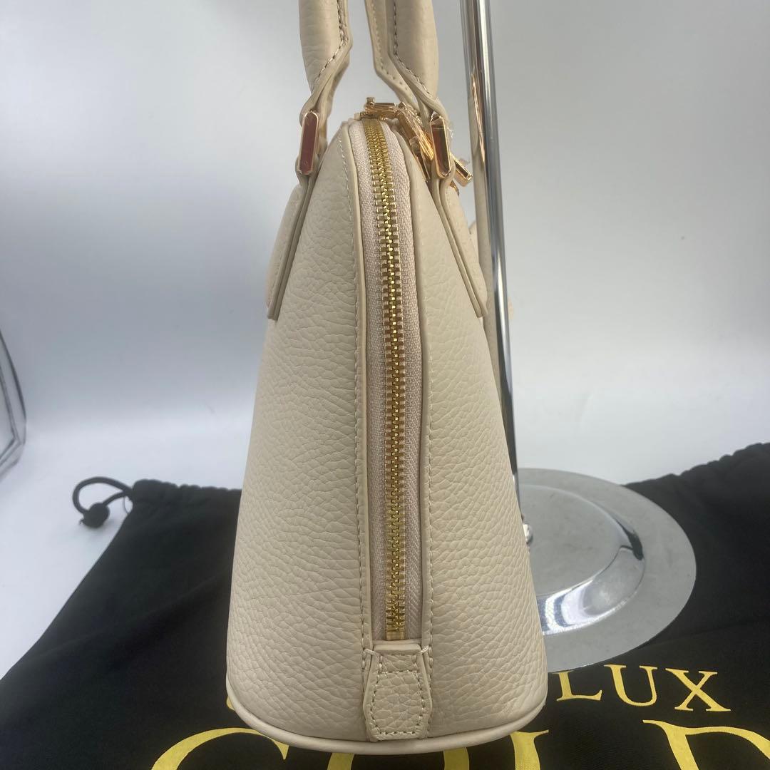 未使用】COCOCELUX GOLD 3way オーバルバッグ ホワイト系