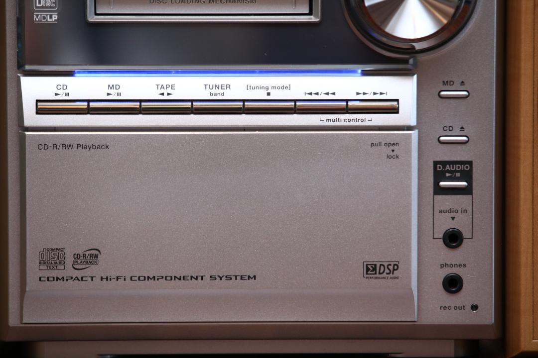 KENWOOD SV3MD CD/MD/TUNER/TAPE ミニコンポ 極美品