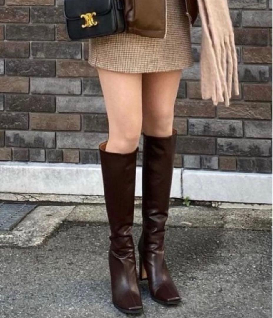 slim longブーツ25cm