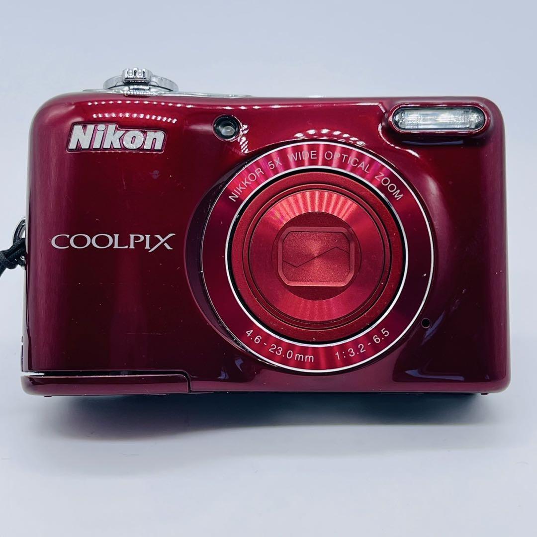 【動作確認済み】NIKON COOLPIX L30 デジタルカメラ 単三電池