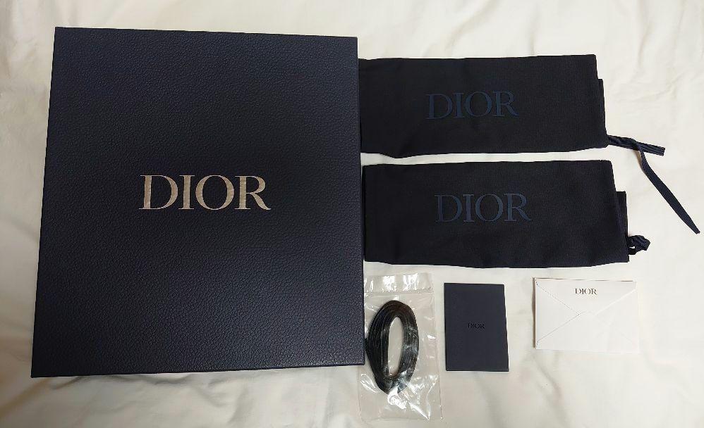 DIOR×STUSSY  オブリークエクスプローラーレザーブーツ