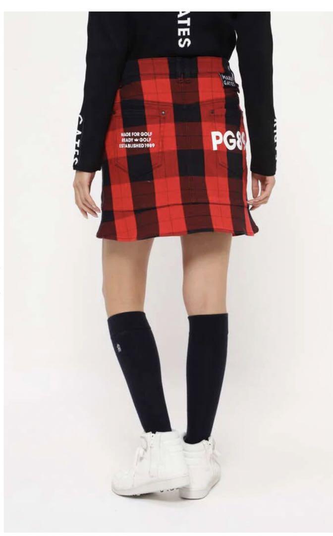 美品　パーリーゲイツ　チェック　スカート　1