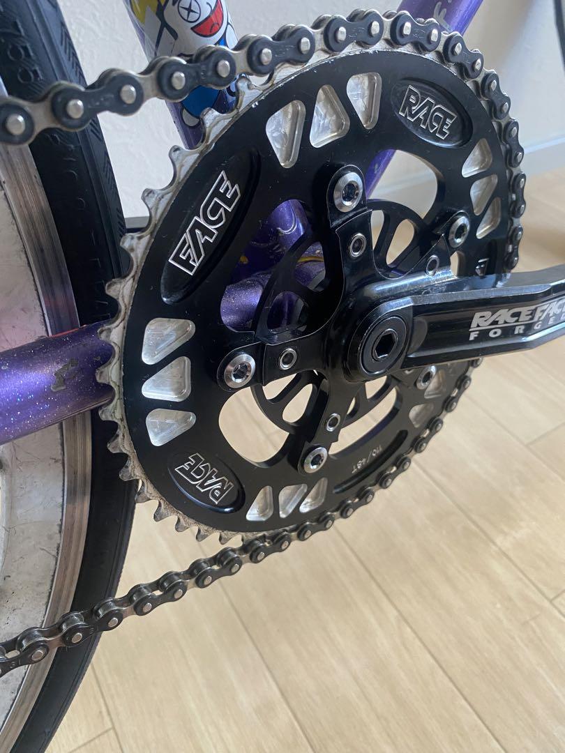 希少TNT クランクセット 175mm 青ヴィンテージMTB 希少クランク】RACE FACE FORGED 165mm ピスト mtb - メルカリ